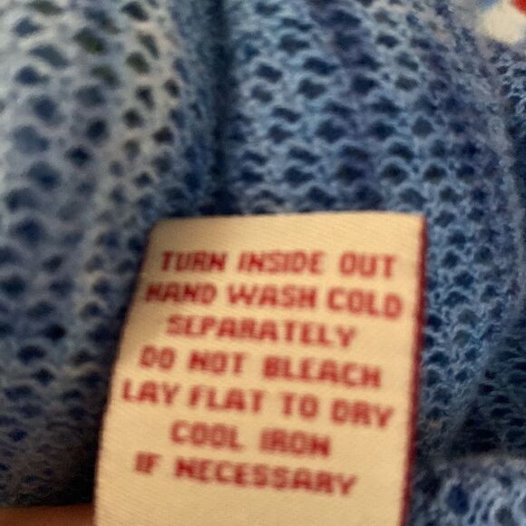 Reba Open Cardigan Ombré Tassels blue and green Large - Picture 14 of 14